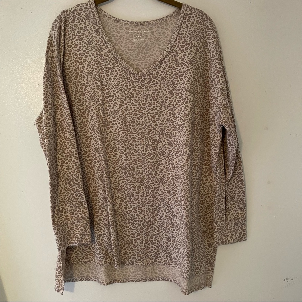 American Eagle Animal Print Tunic Size Medium